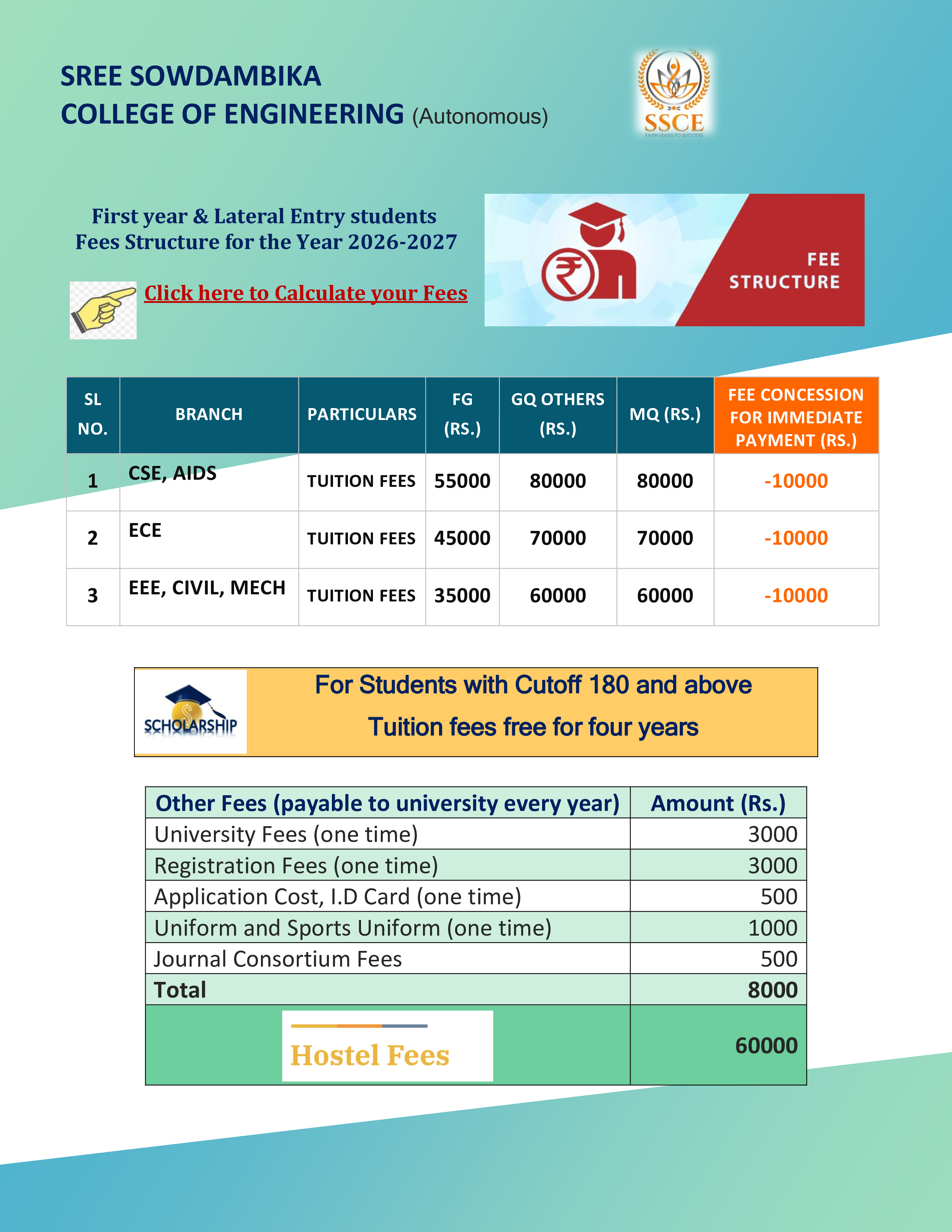 Fee Structure 2026-27